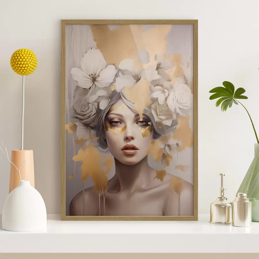 Papier peint Portrait d'une jeune fille f47006
