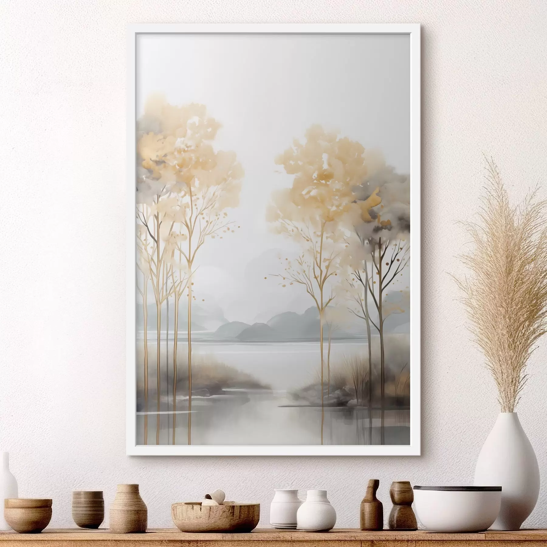Papier peint Arbre et légèreté f47015