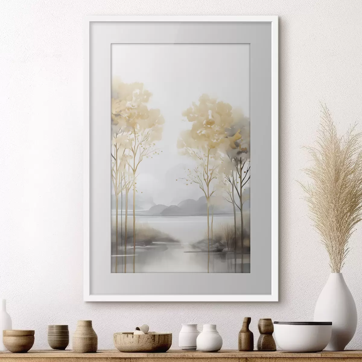 Poster Arbre et légèreté f47015