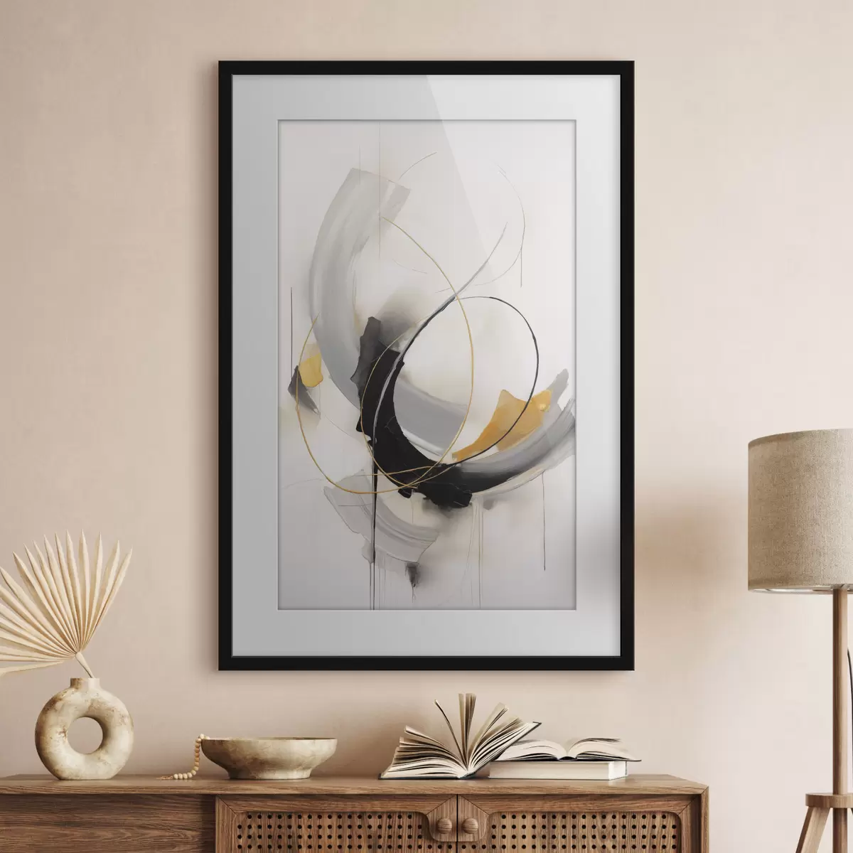 Poster Lignes et murmure f47035