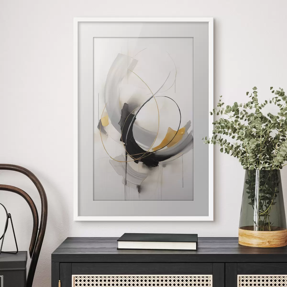 Poster Lignes et murmure f47035