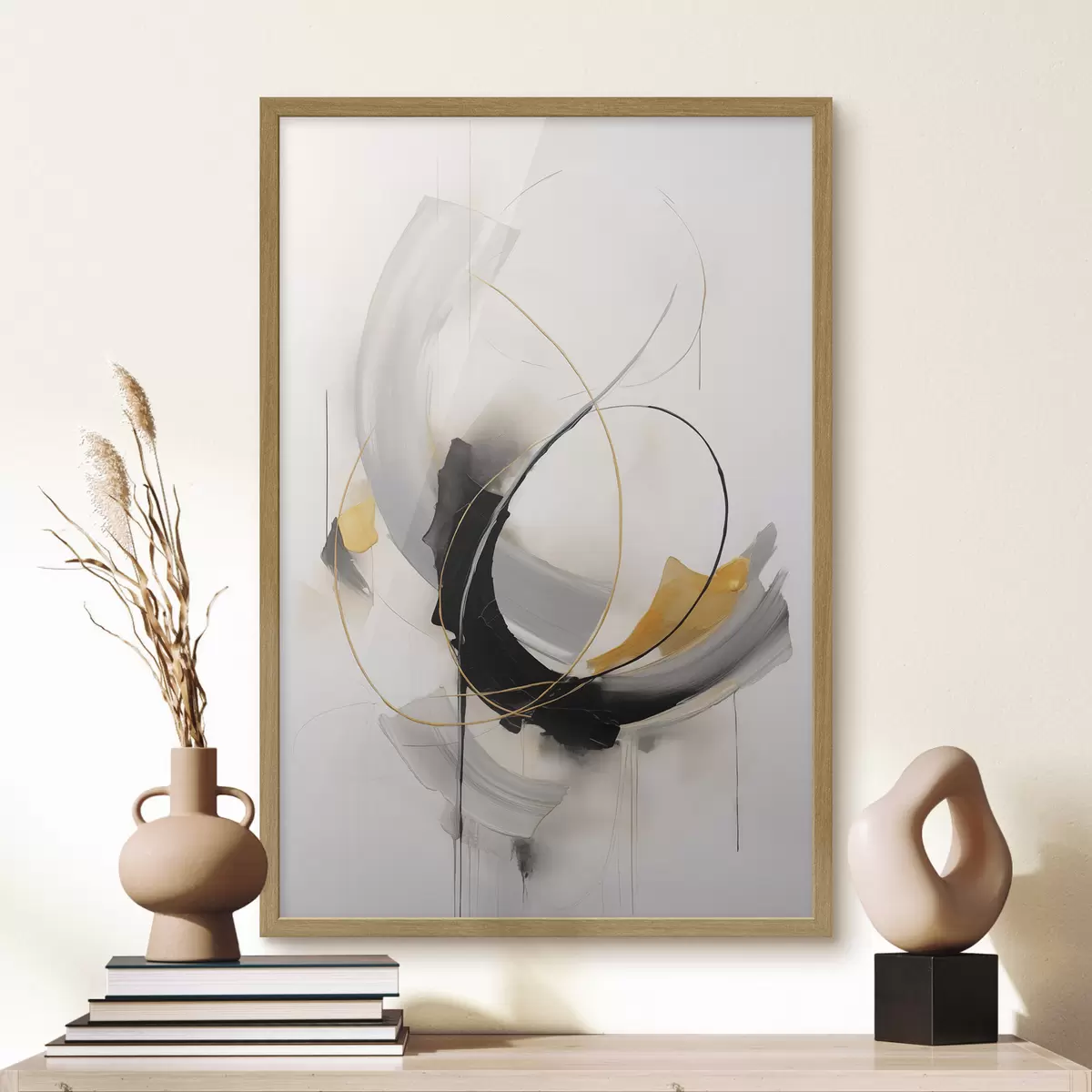 Poster Lignes et murmure f47035