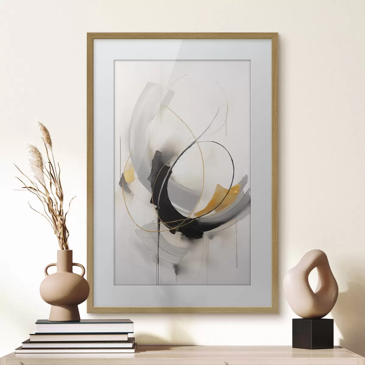 Poster Lignes et murmure f47035