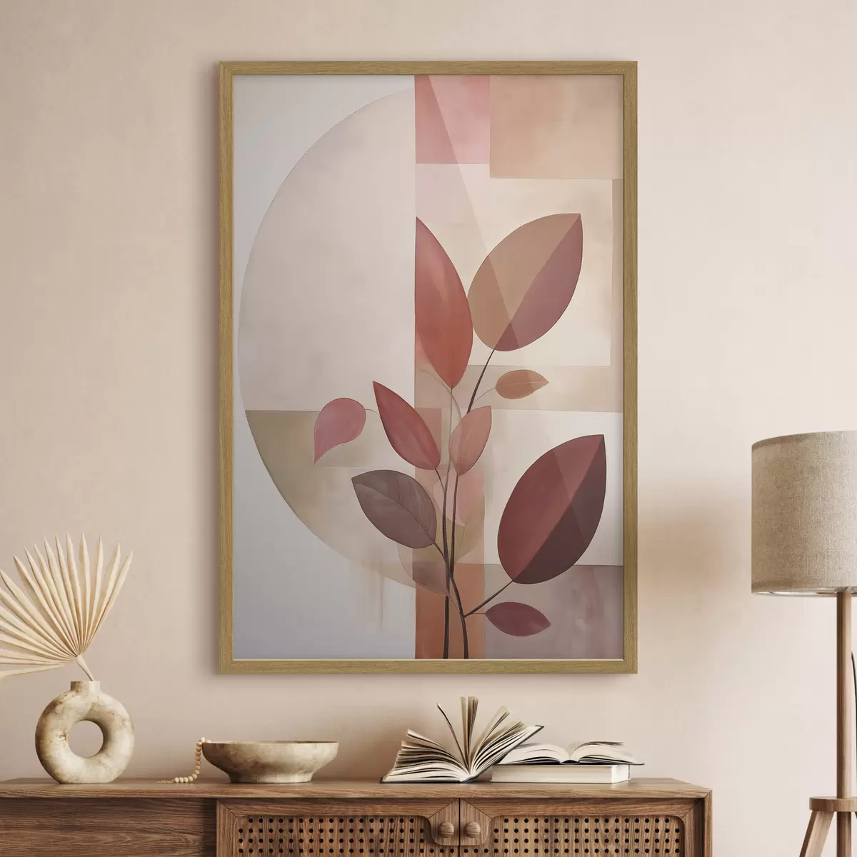 Poster Feuilles et pause f47041