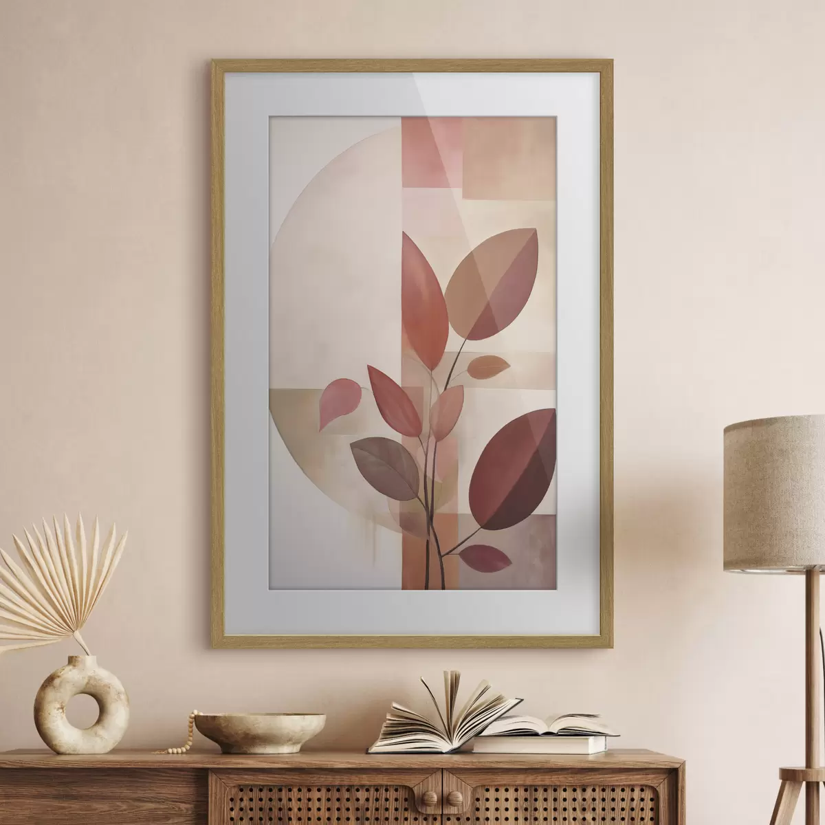 Poster Feuilles et pause f47041