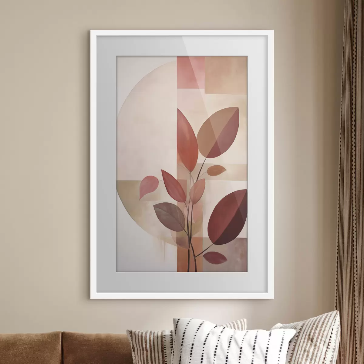 Poster Feuilles et pause f47041