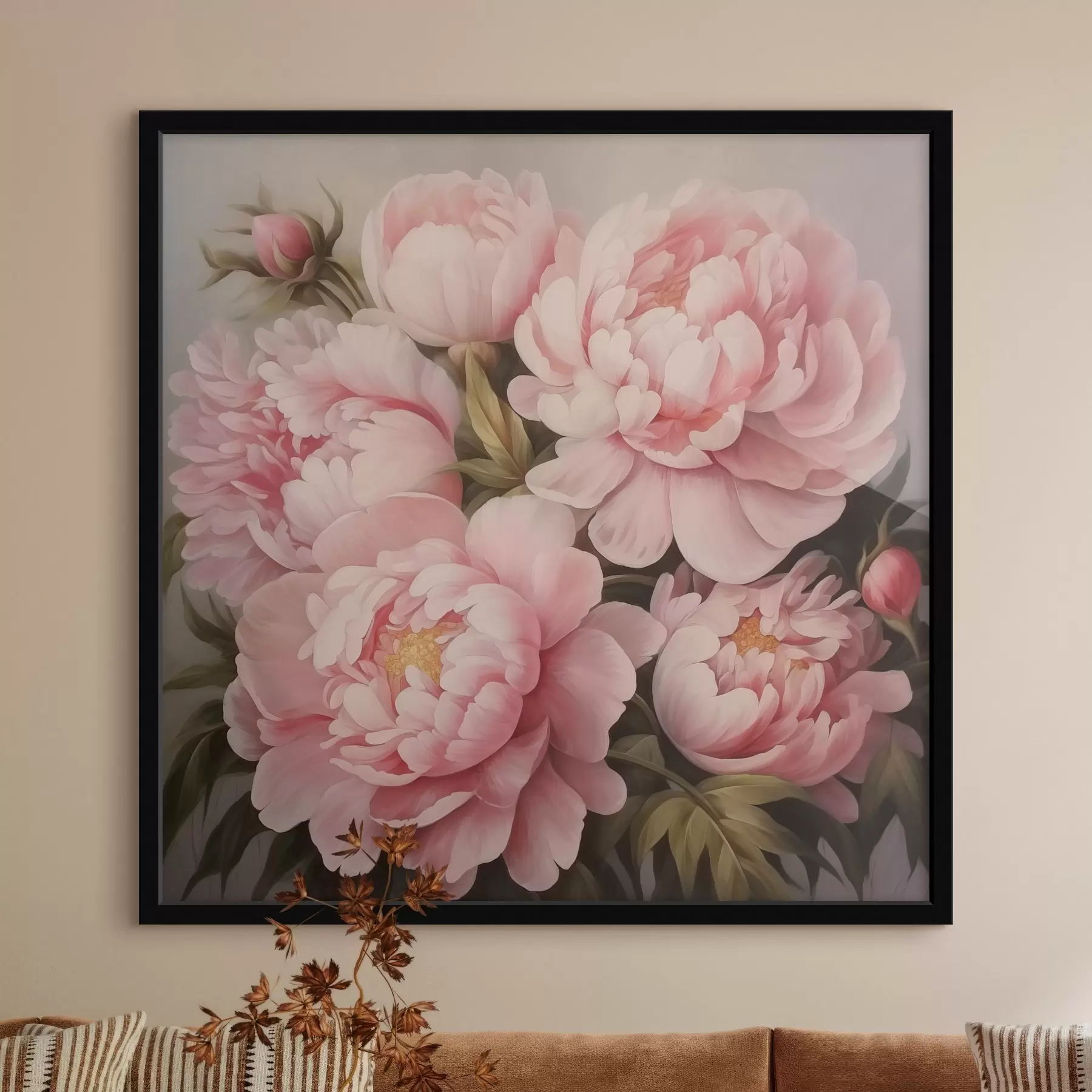 Papier peint Pivoines f47007