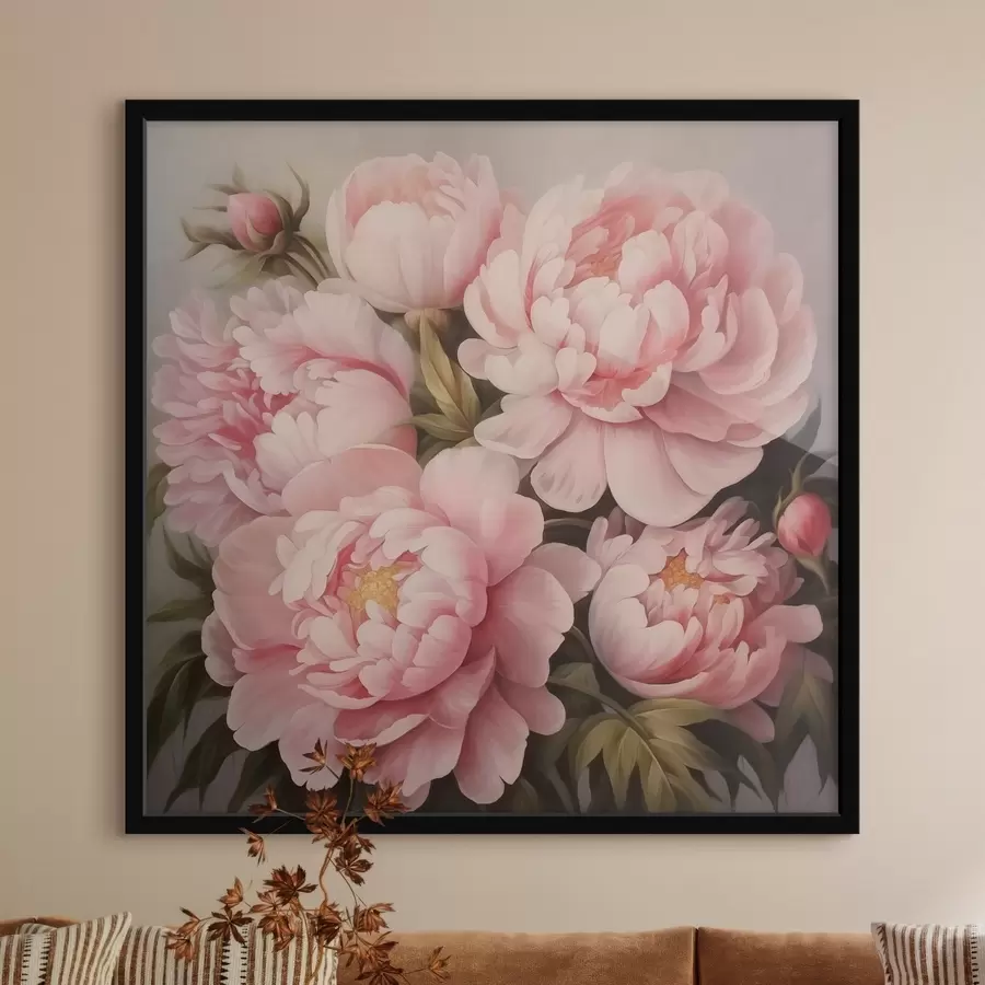 Papier peint Pivoines f47007