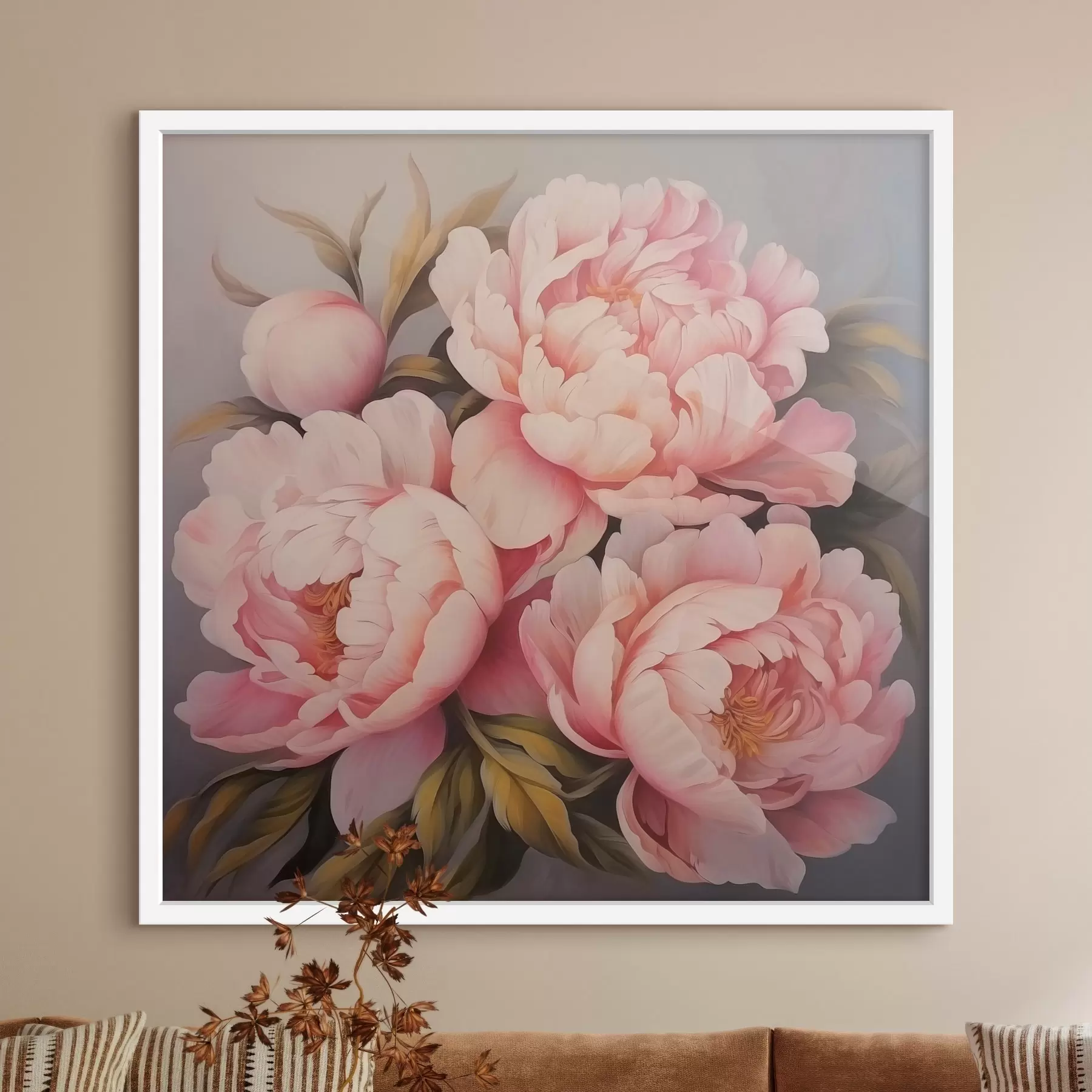 Papier peint Pivoines f47008