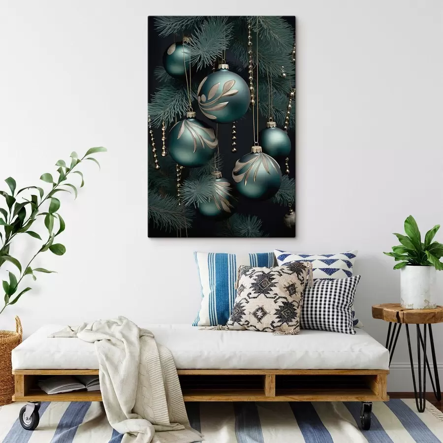 Tableau Décorations du Nouvel An sur l'arbre s46979