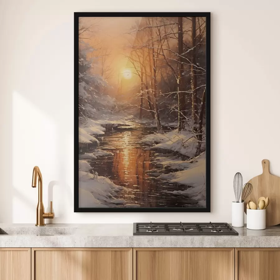 Papier peint Coucher de soleil f46980