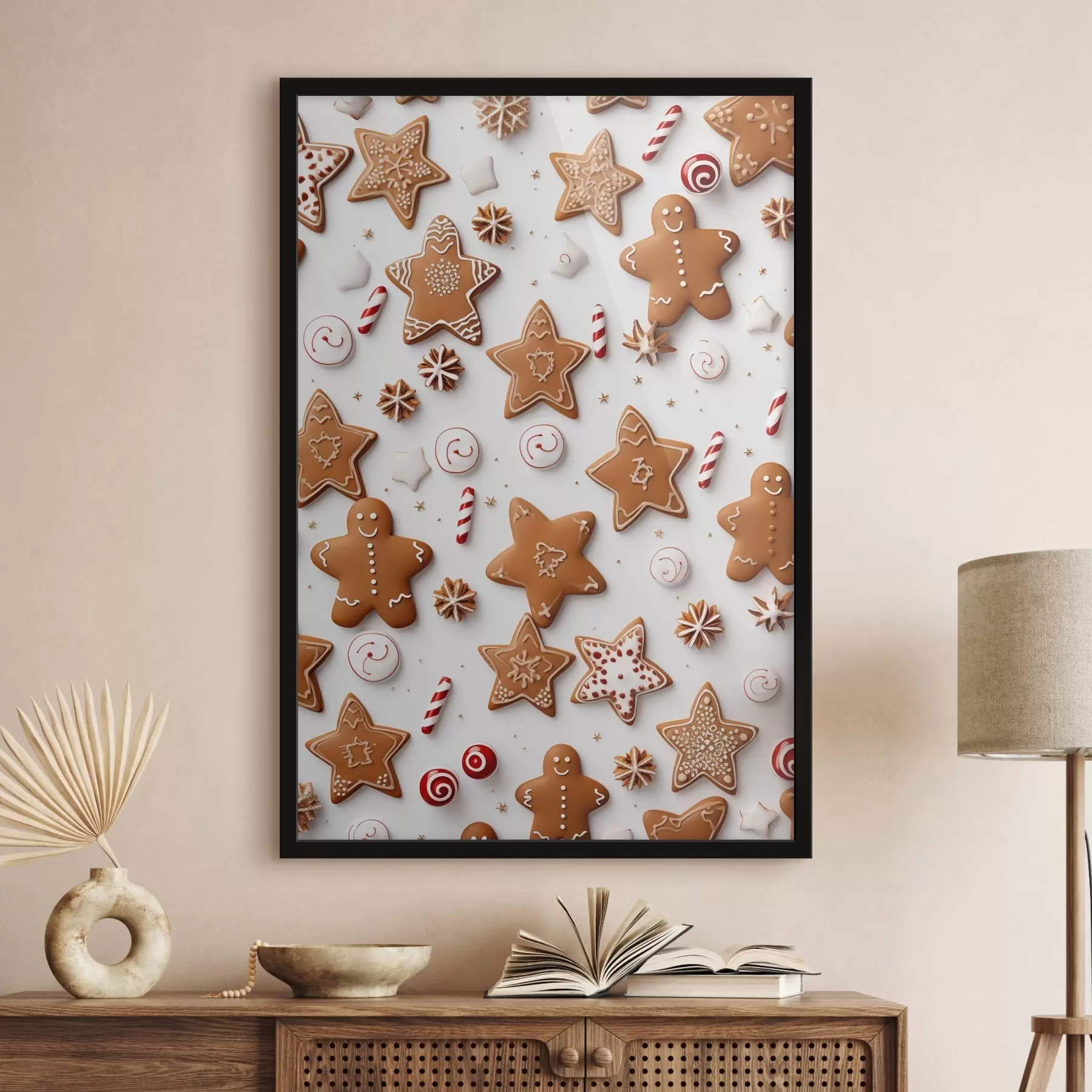 Papier peint Biscuits du Nouvel An f46984