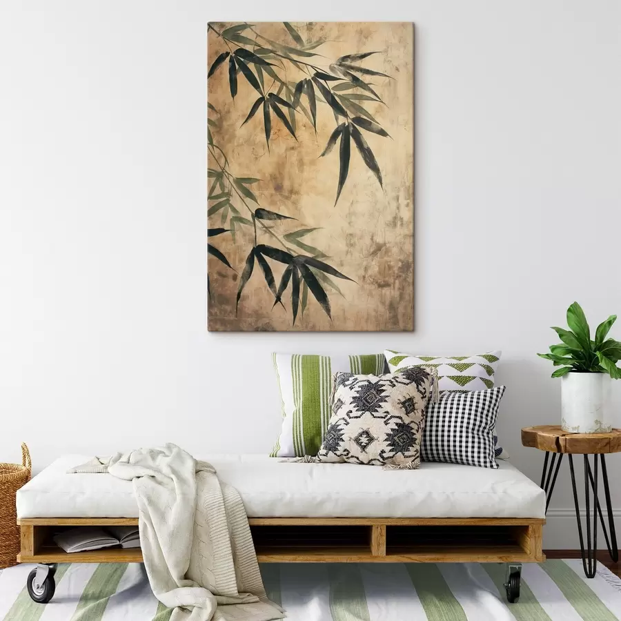 Tableau Feuilles de bambou s47048