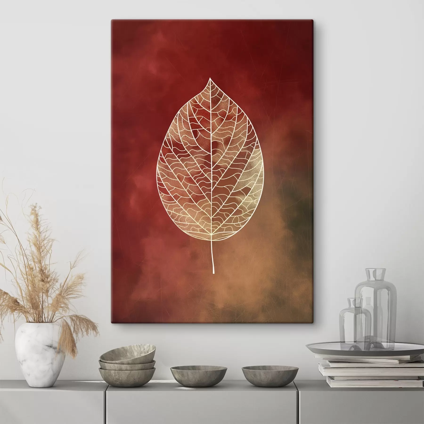 Tableau Feuilles de différentes couleurs s47052