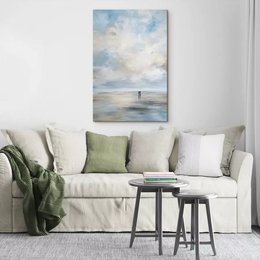 Tableau Couple au bord de la mer s47062