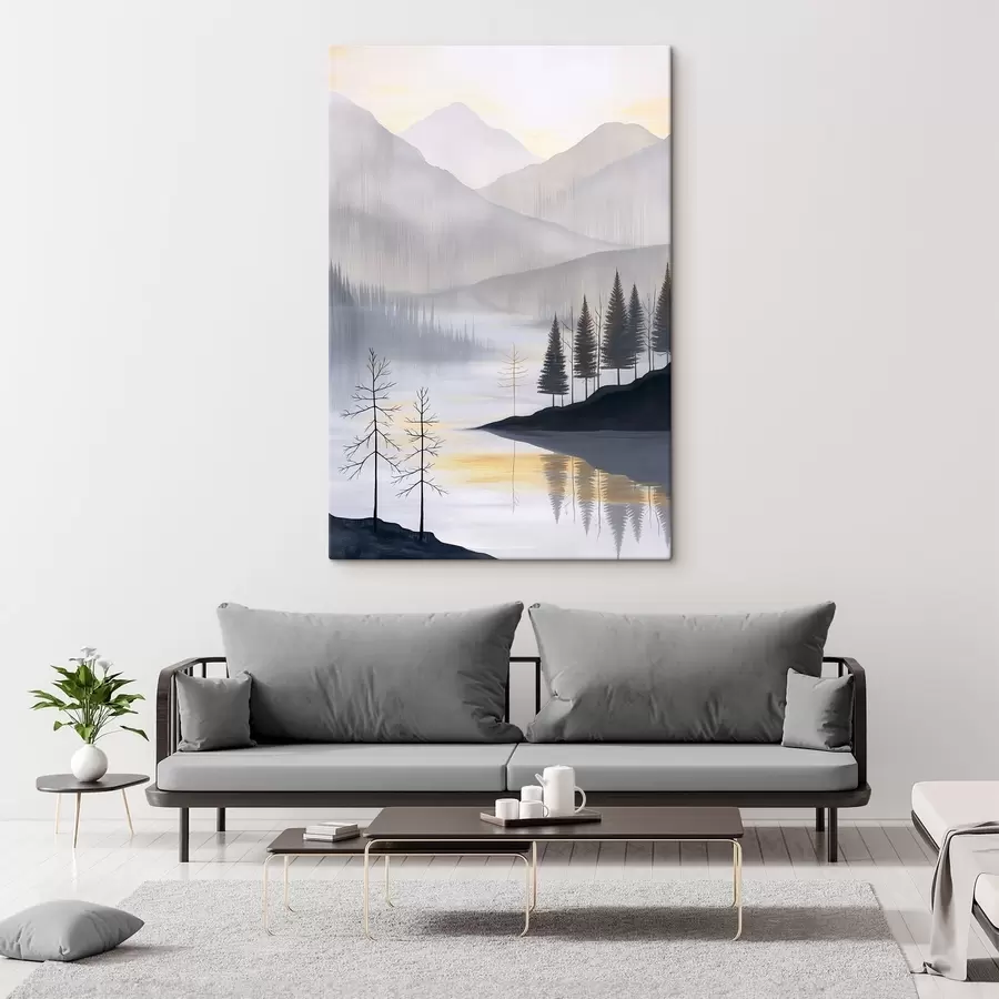 Tableau Forêts et montagnes s47078