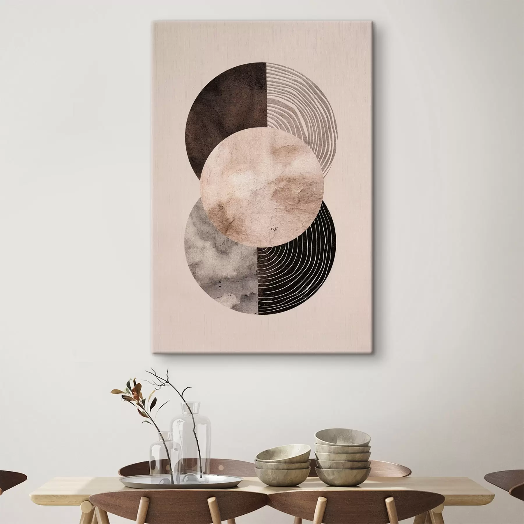 Tableau Trois cercles s47081