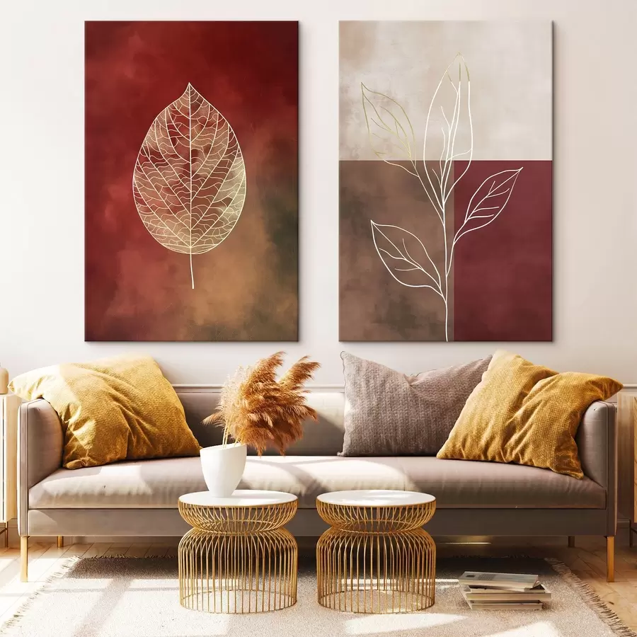 Tableau Feuilles m01140