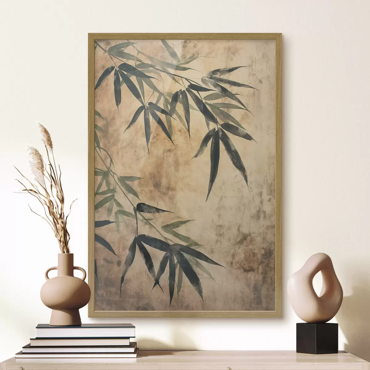 Poster Feuilles de bambou f47048