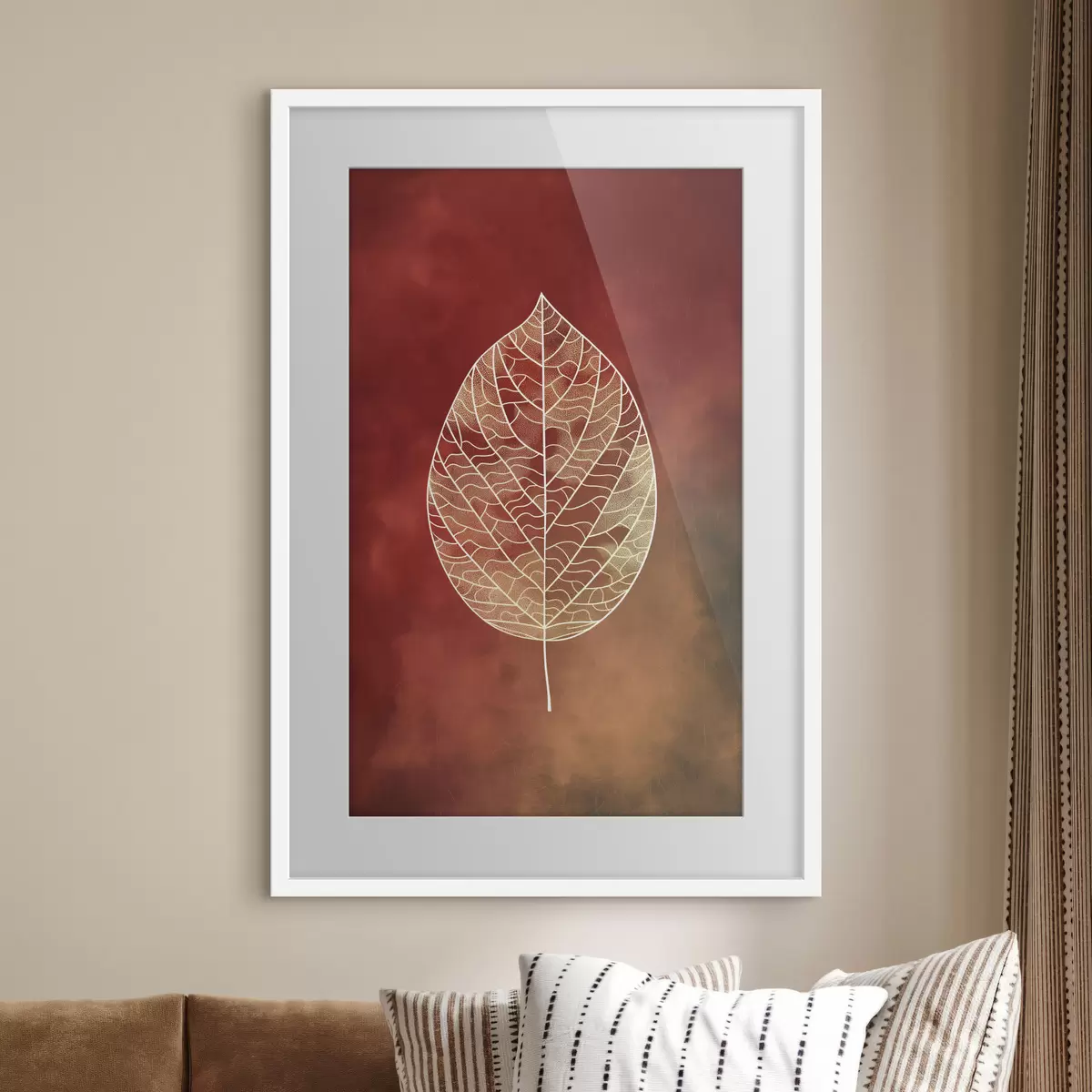 Poster Feuilles de différentes couleurs f47052