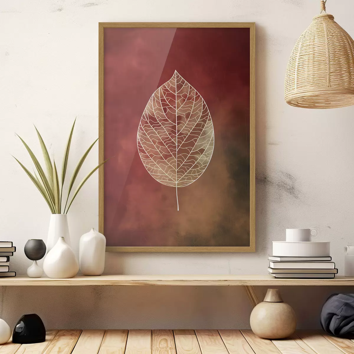 Poster Feuilles de différentes couleurs f47052