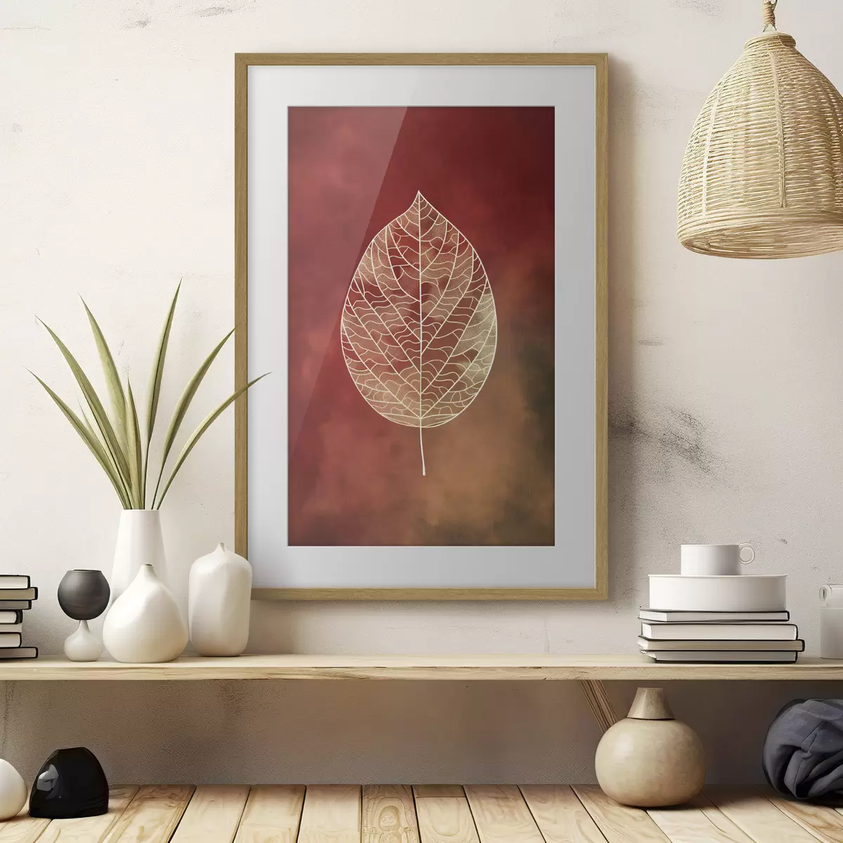 Poster Feuilles de différentes couleurs f47052