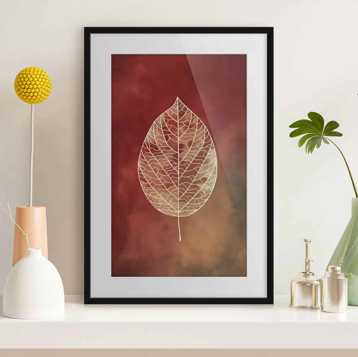 Poster Feuilles de différentes couleurs f47052