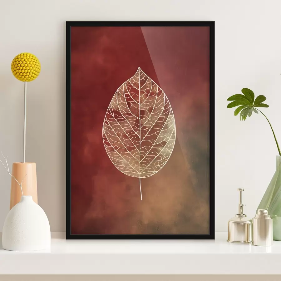 Papier peint Feuilles de différentes couleurs f47052