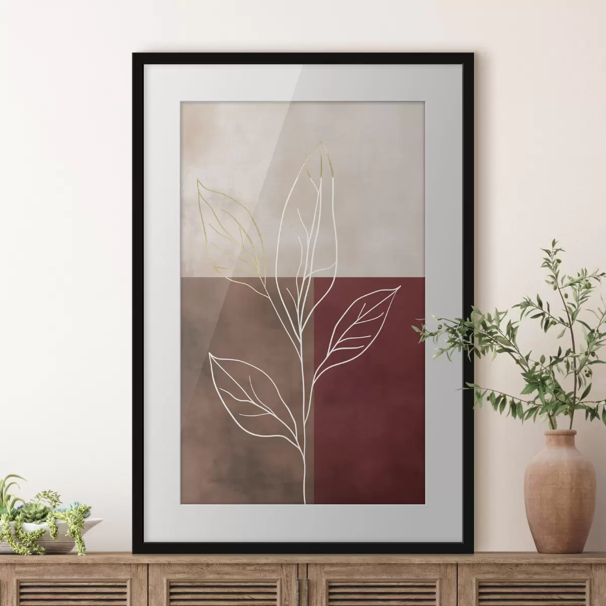 Poster Lignes fines f47053