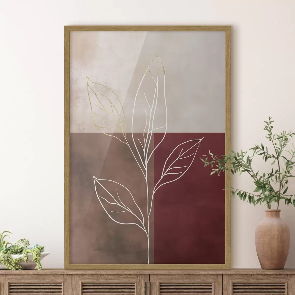 Poster Lignes fines f47053
