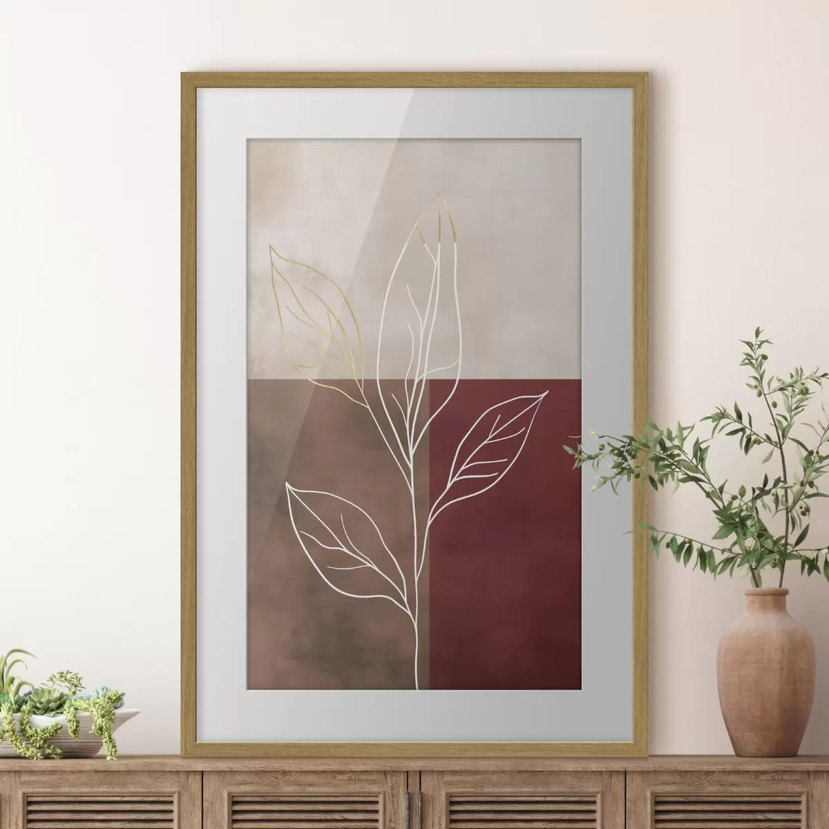 Poster Lignes fines f47053