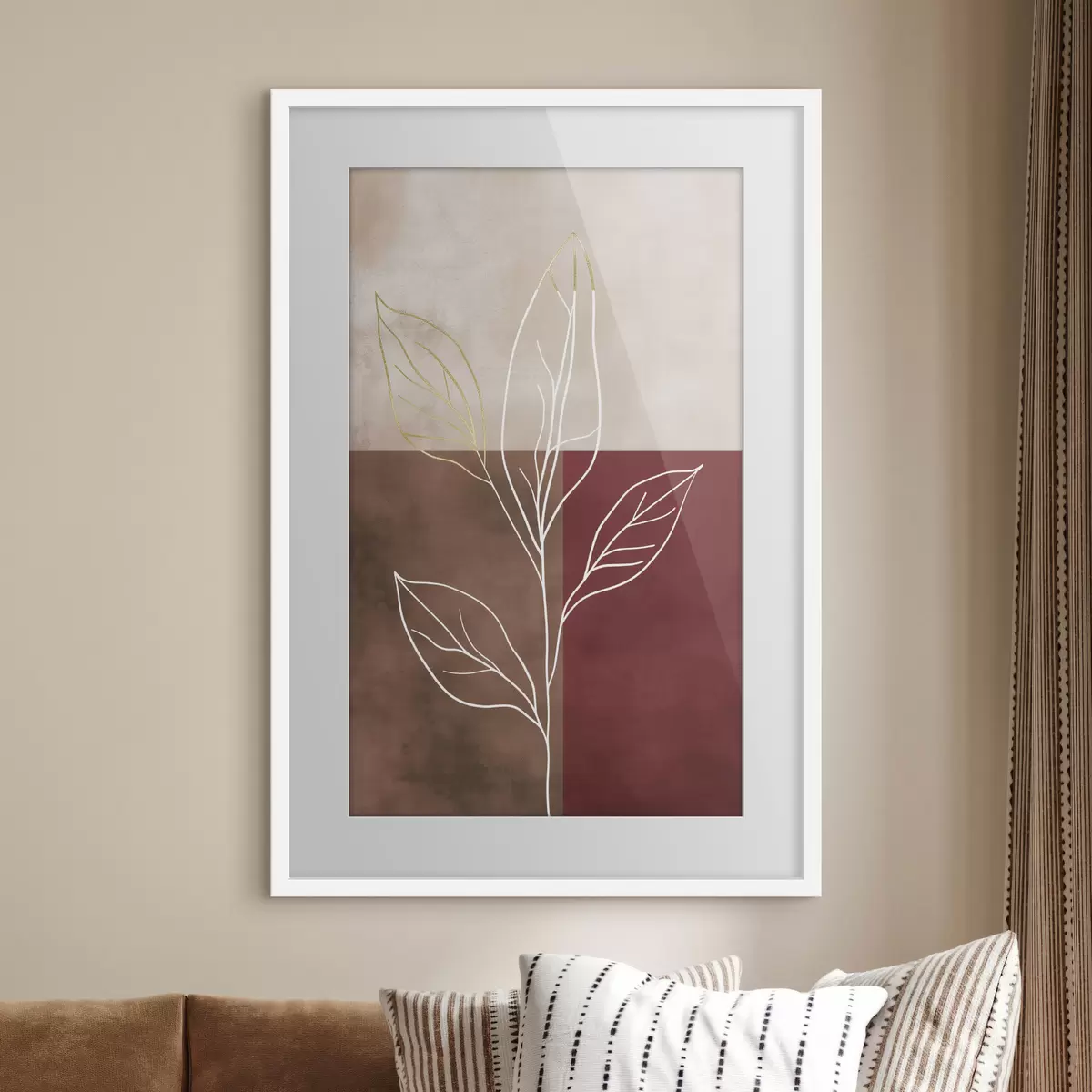 Poster Lignes fines f47053