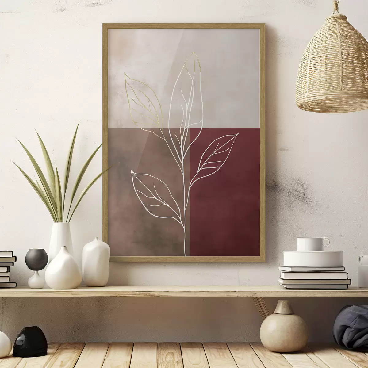Poster Lignes fines f47053