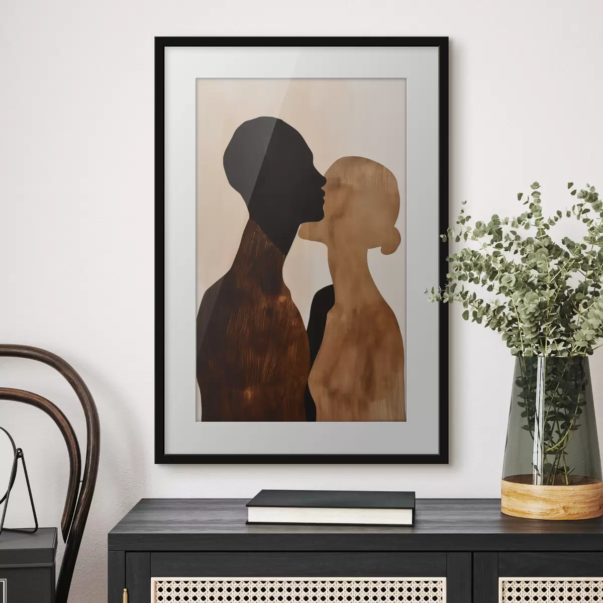Poster Silhouette et sérénité f47055
