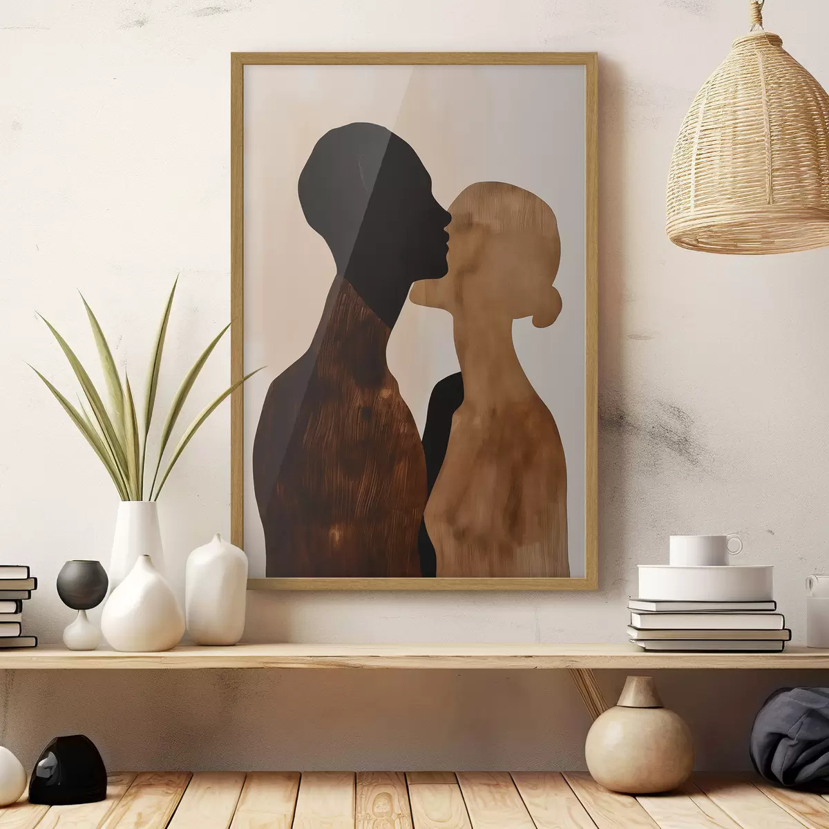 Poster Silhouette et sérénité f47055