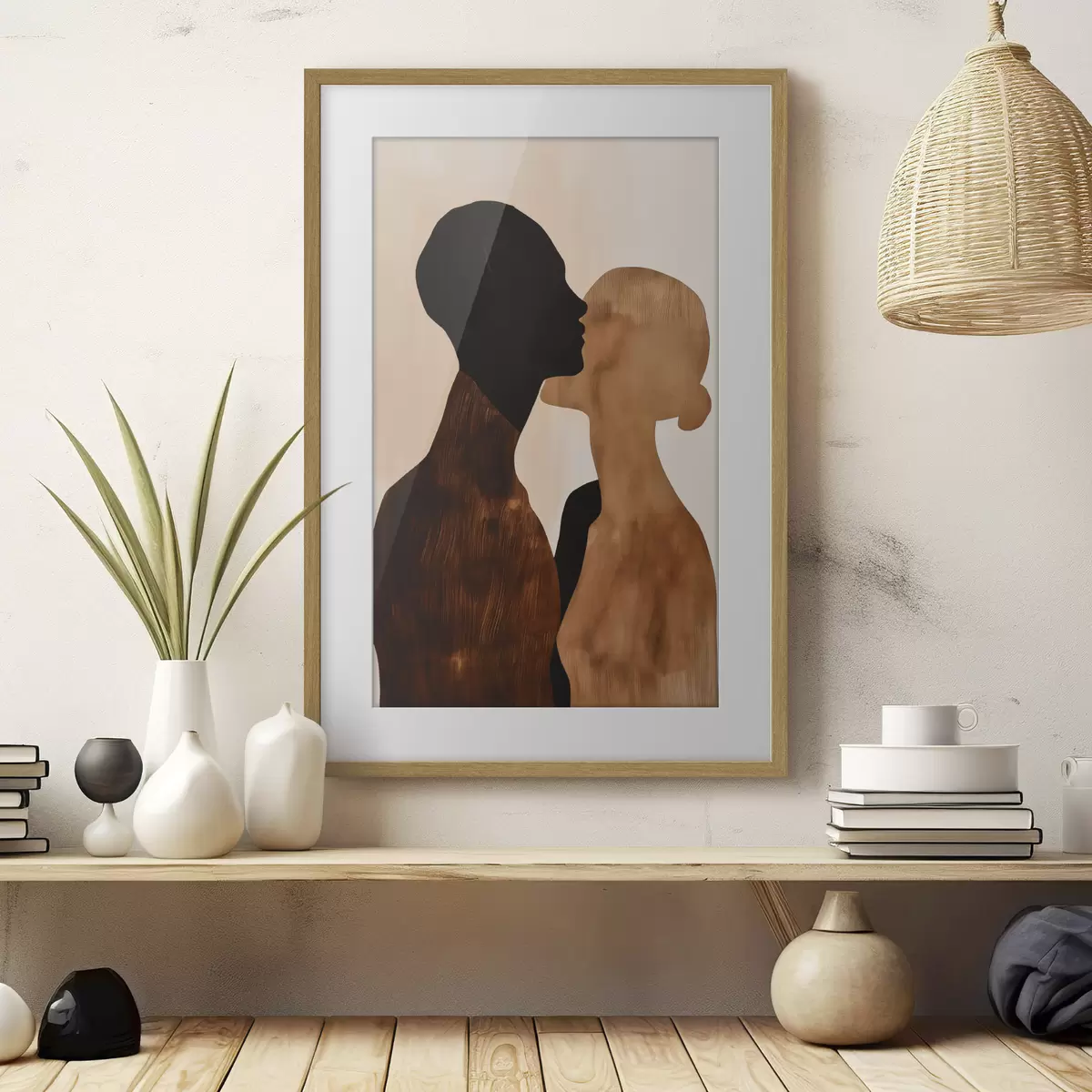Poster Silhouette et sérénité f47055