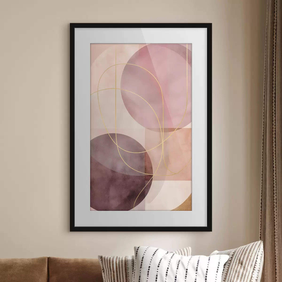 Poster Cercles et élan f47070