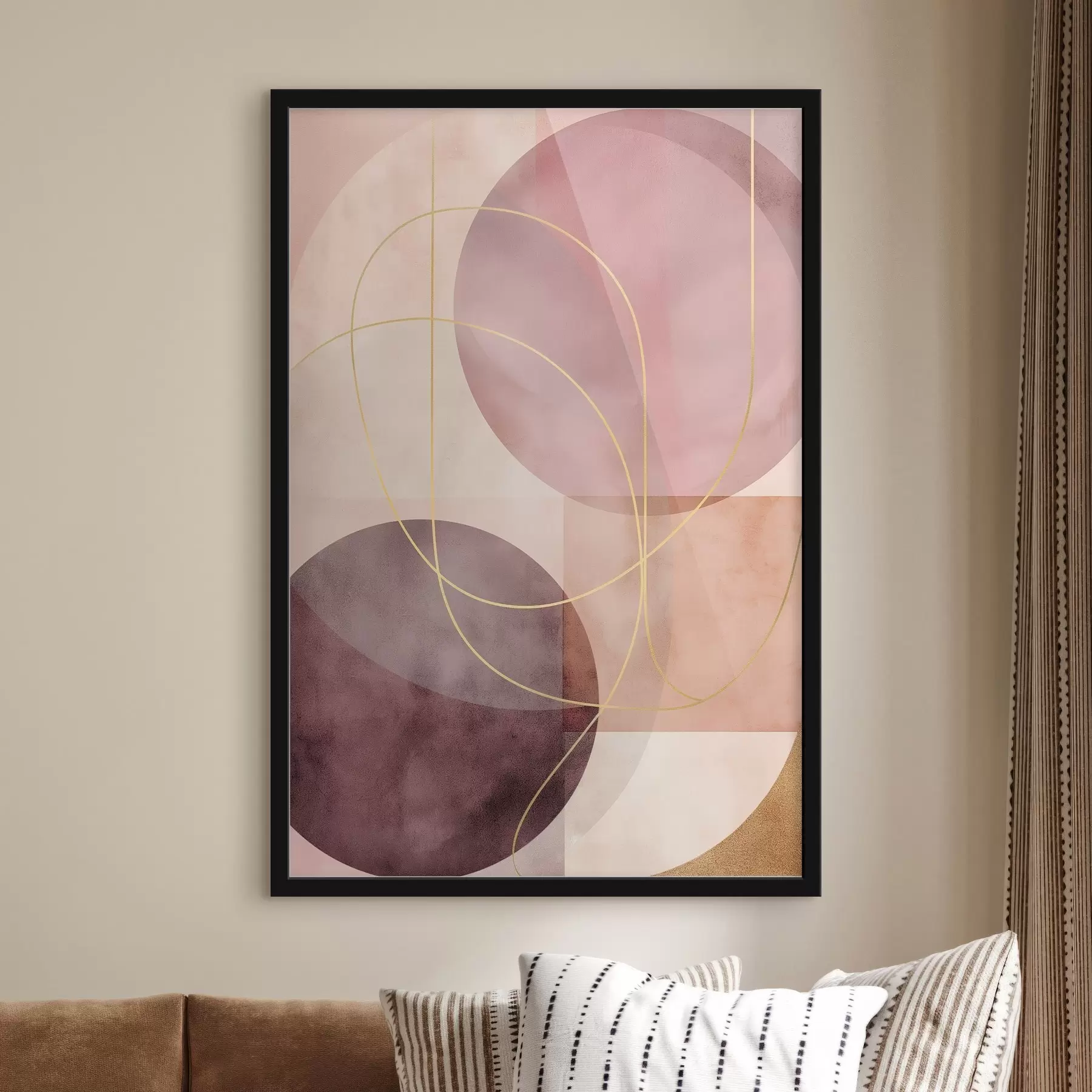 Papier peint Cercles abstraits f47070