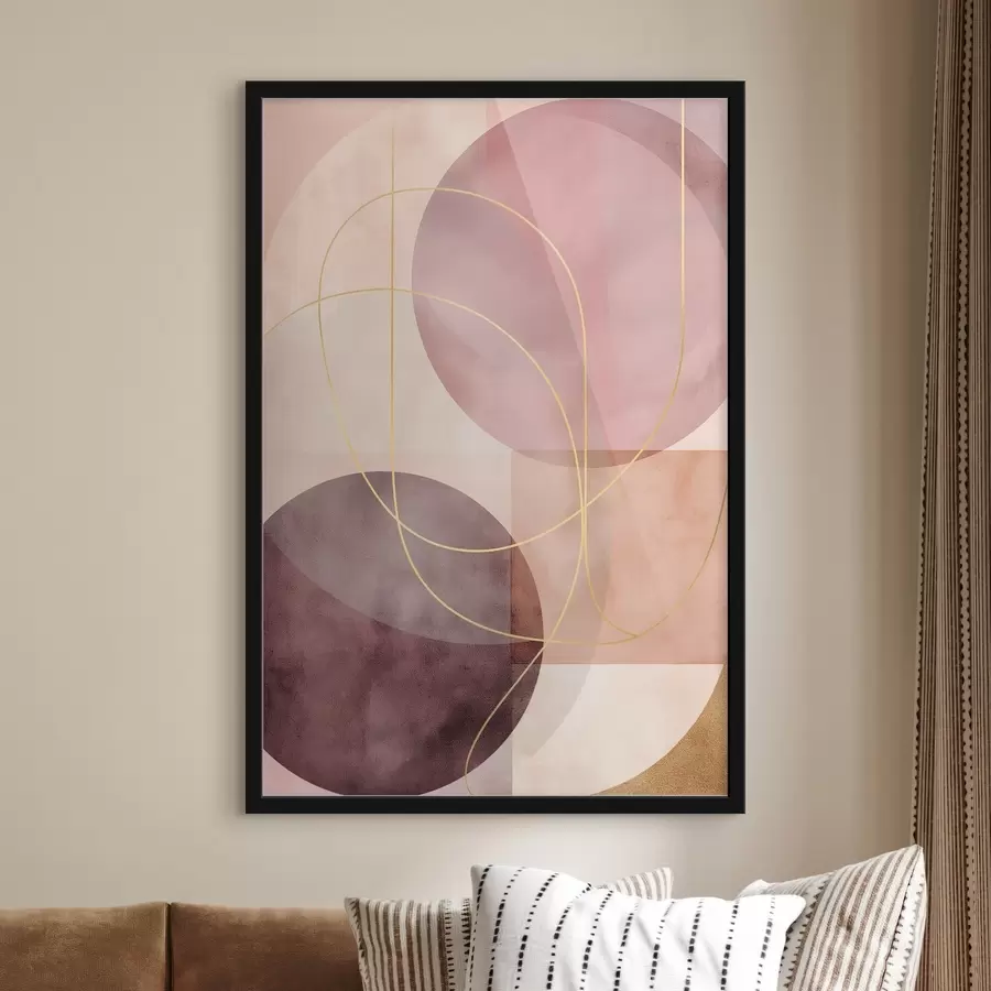 Papier peint Cercles abstraits f47070