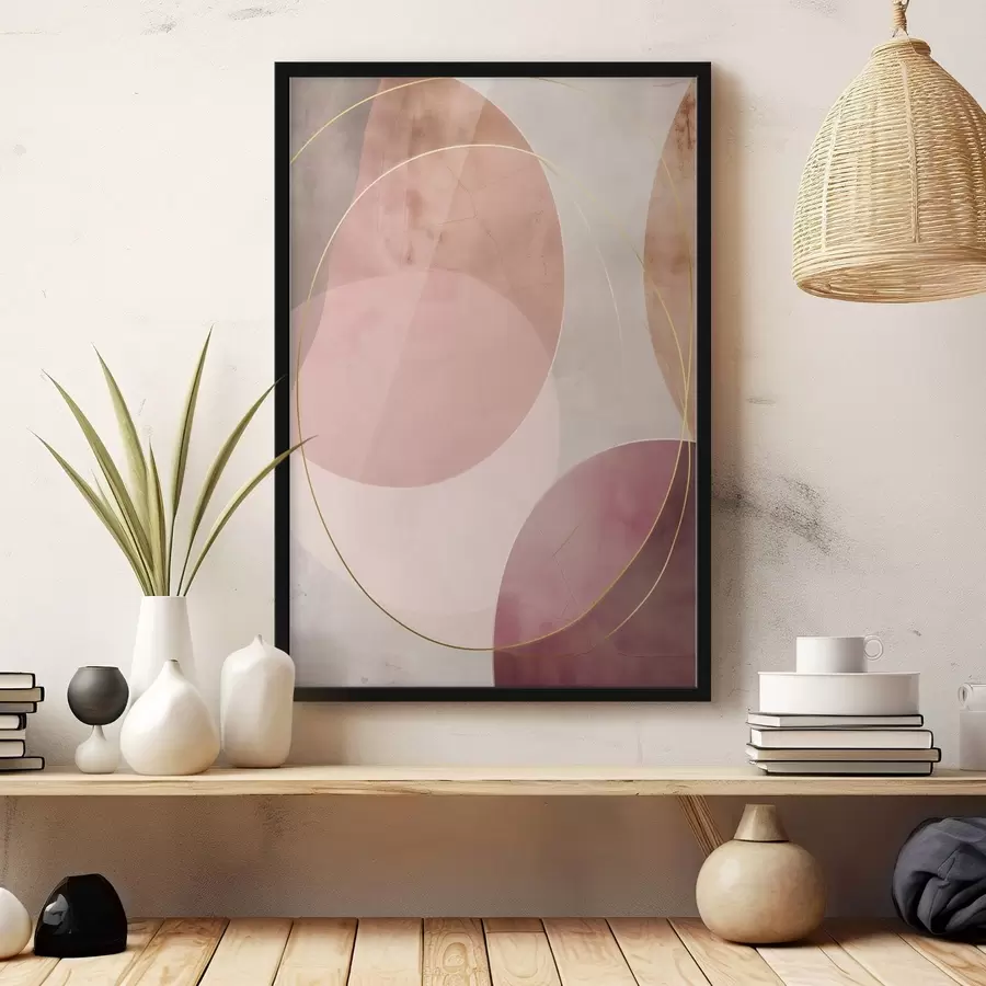 Papier peint Cercles abstraits f47071