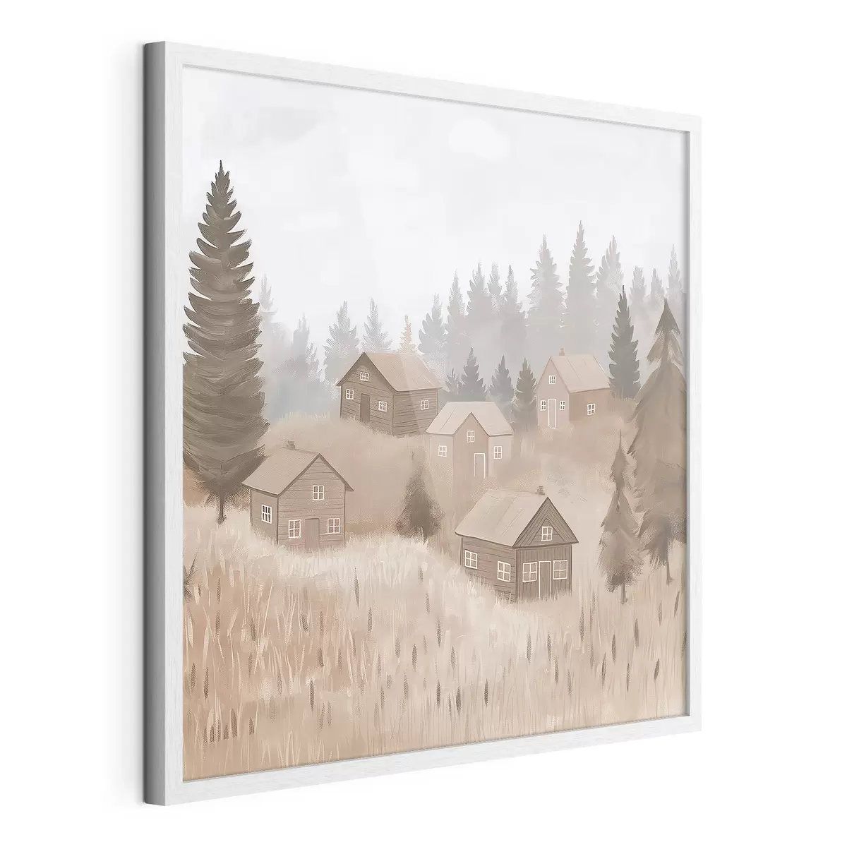 Poster Maisons dans la forêt f47075