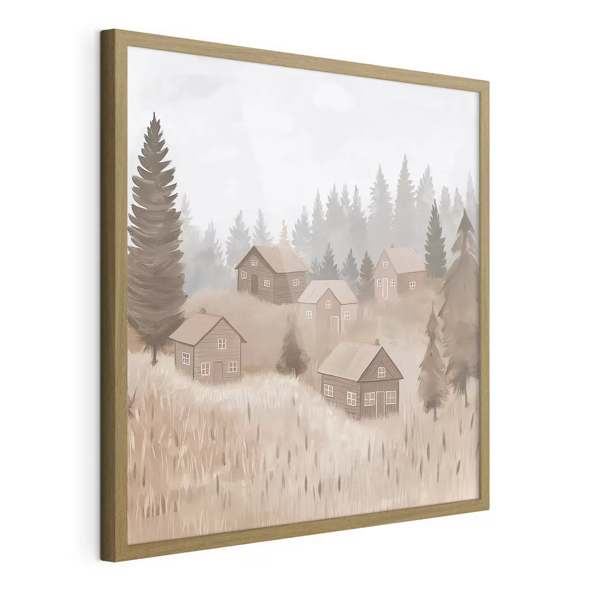 Poster Maisons dans la forêt f47075