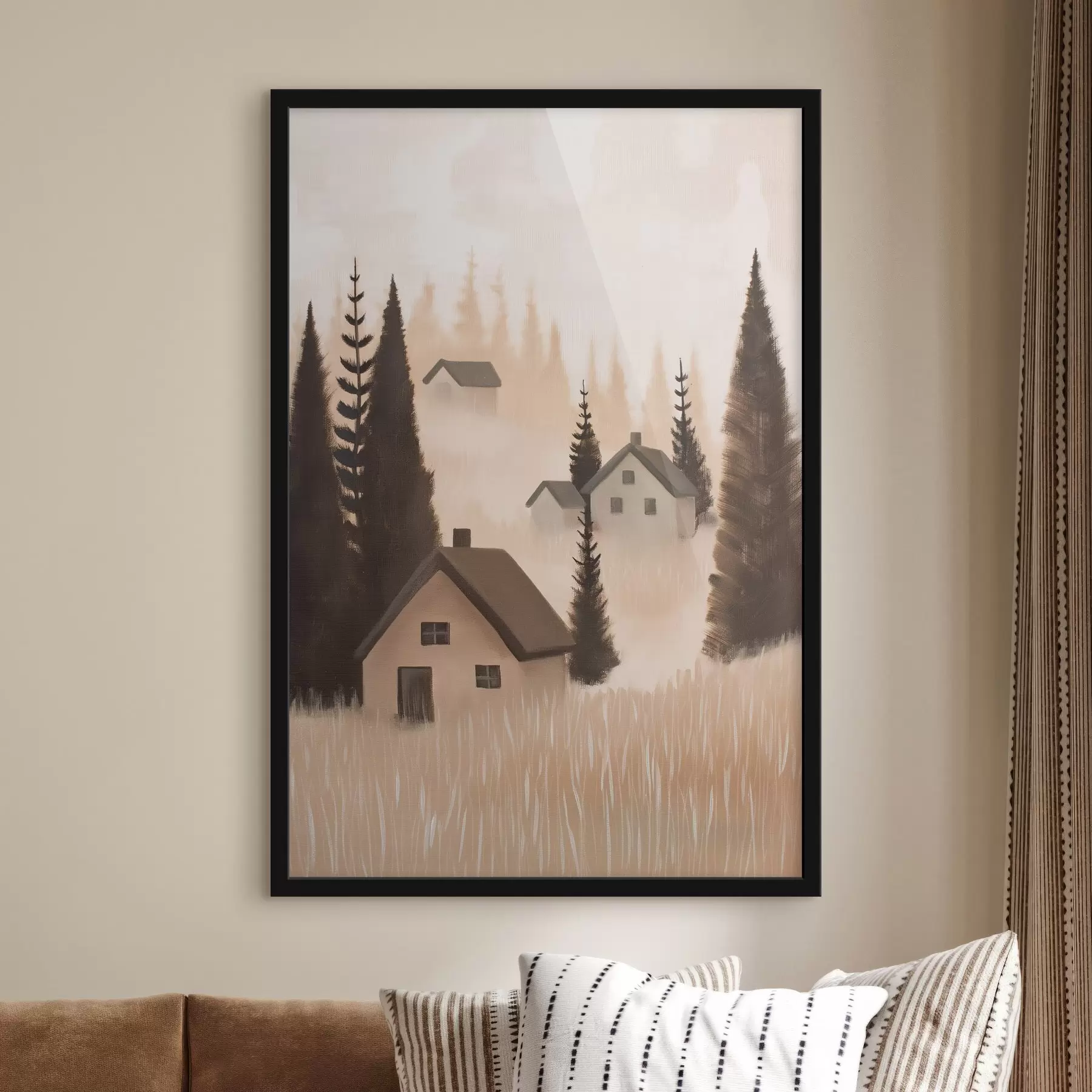 Papier peint Maisons dans la forêt f47076