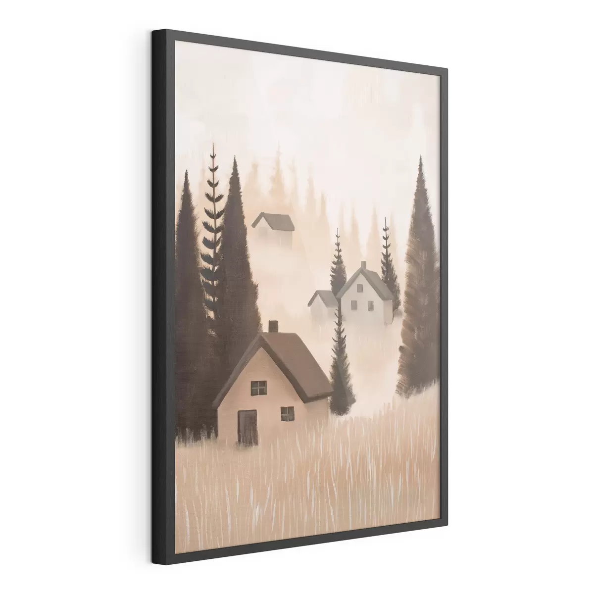 Poster Maisons dans la forêt f47076