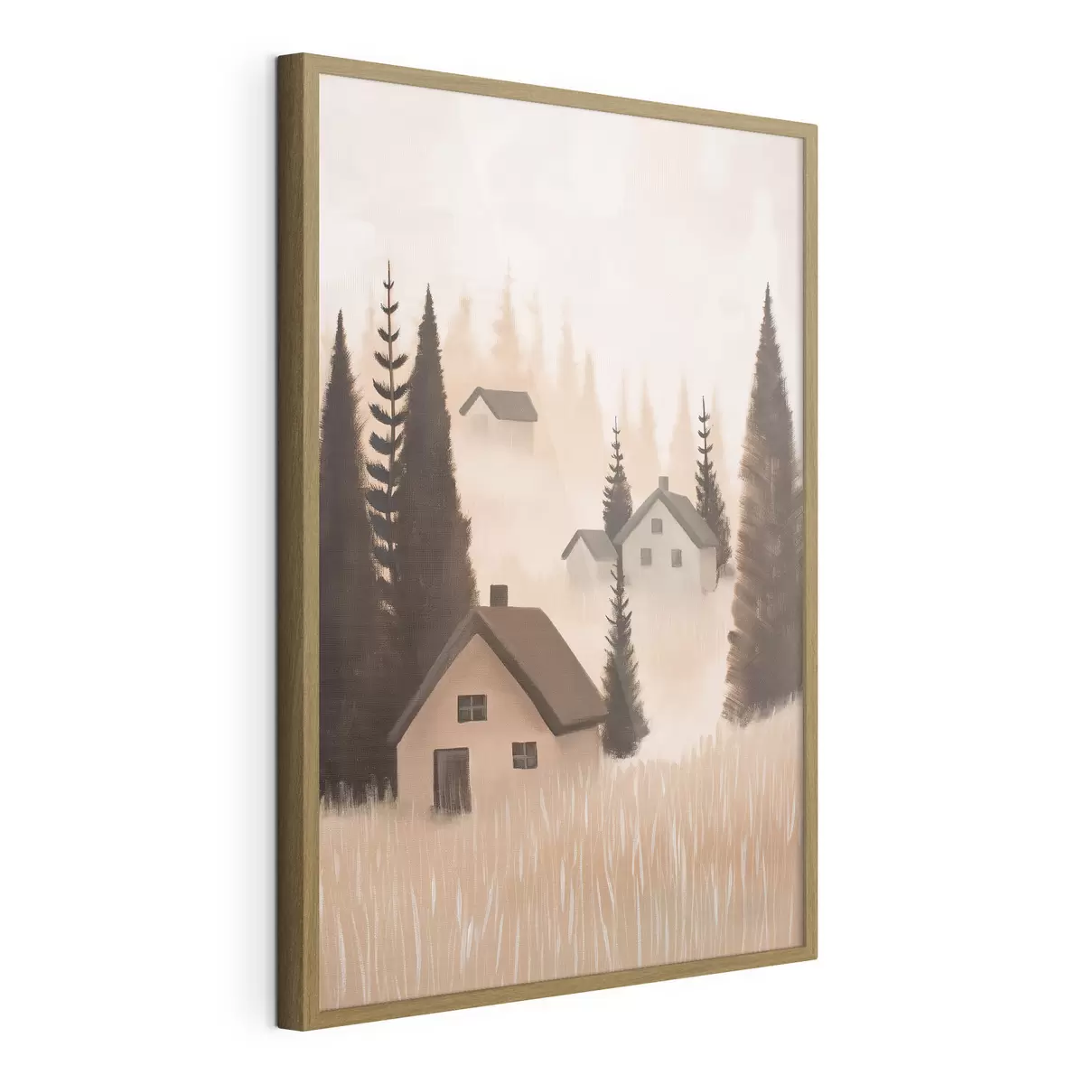 Poster Maisons dans la forêt f47076