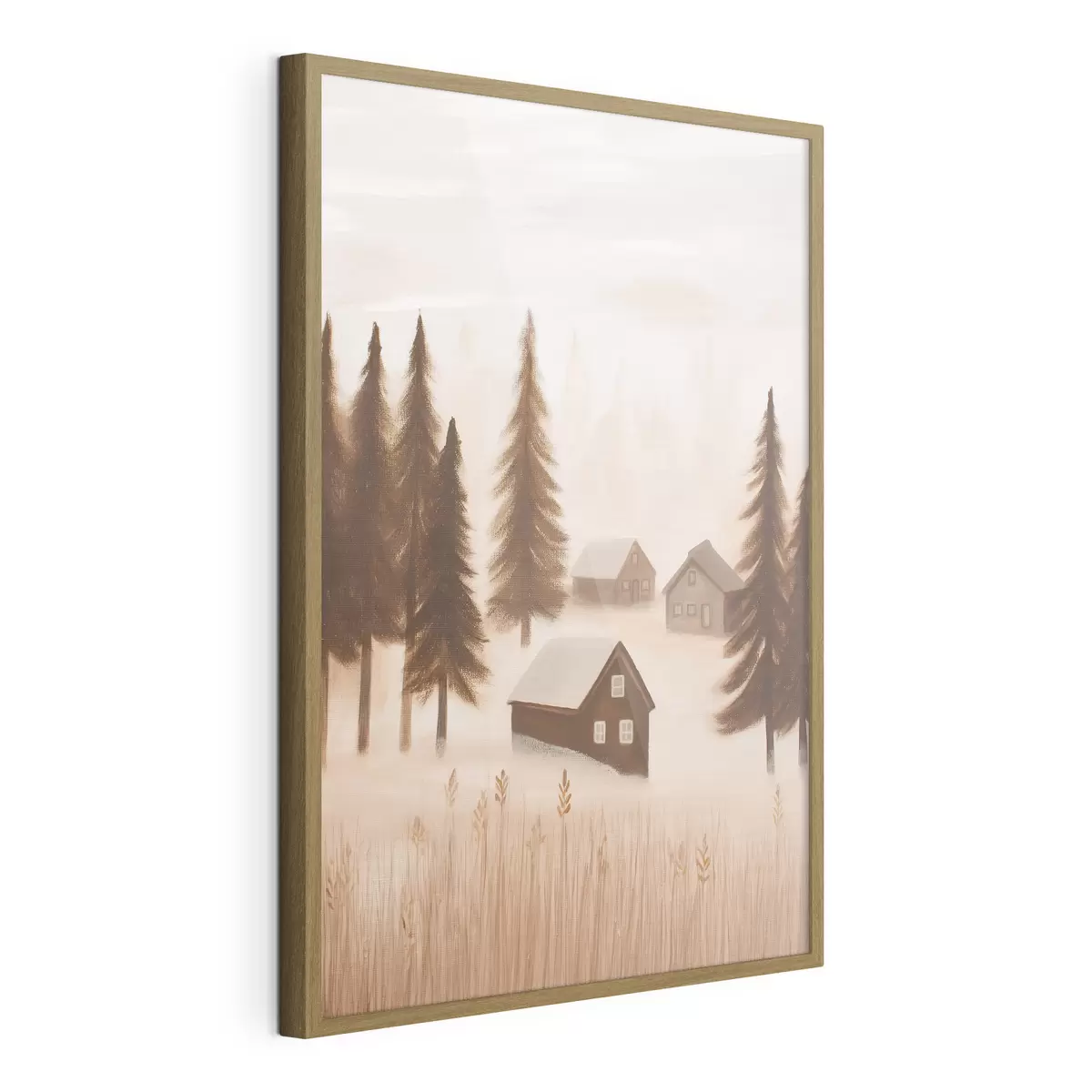 Poster Maisons dans la forêt f47077