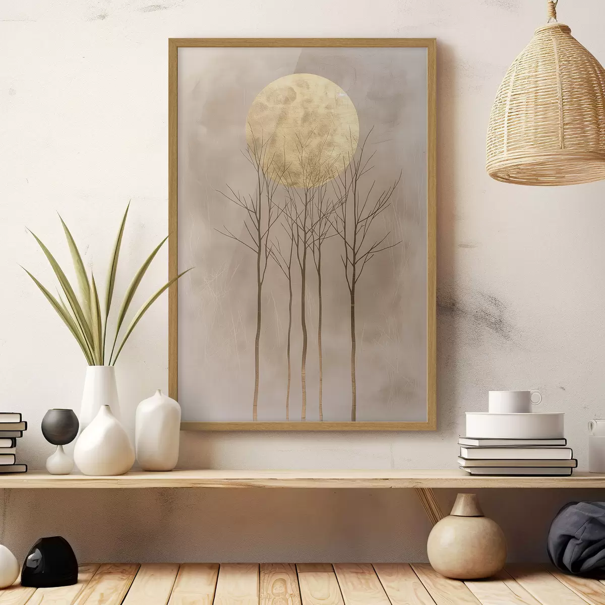 Poster Arbre et lumière f47083