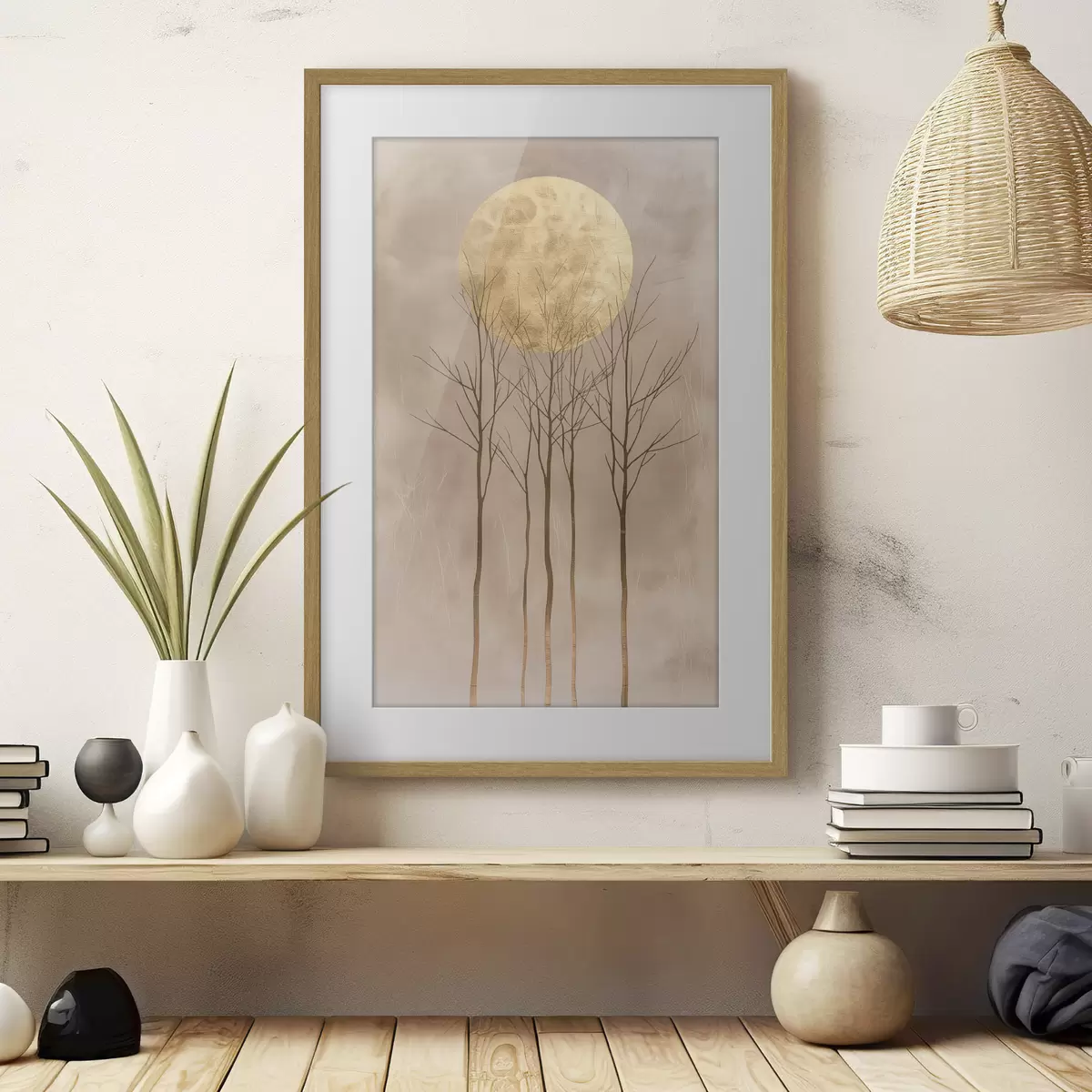 Poster Arbre et lumière f47083