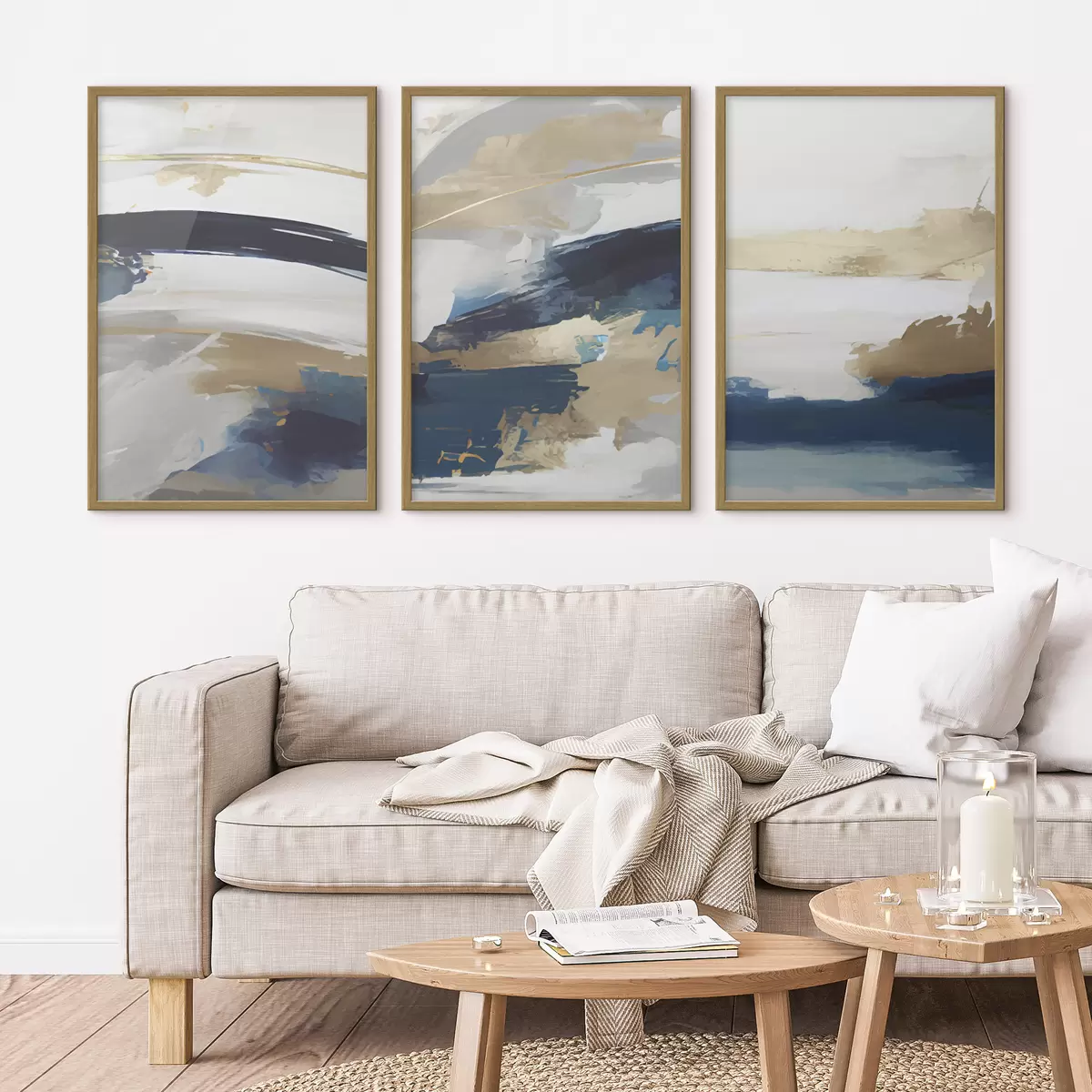 Poster Vagues abstraites d'une sérénité apaisante d00269
