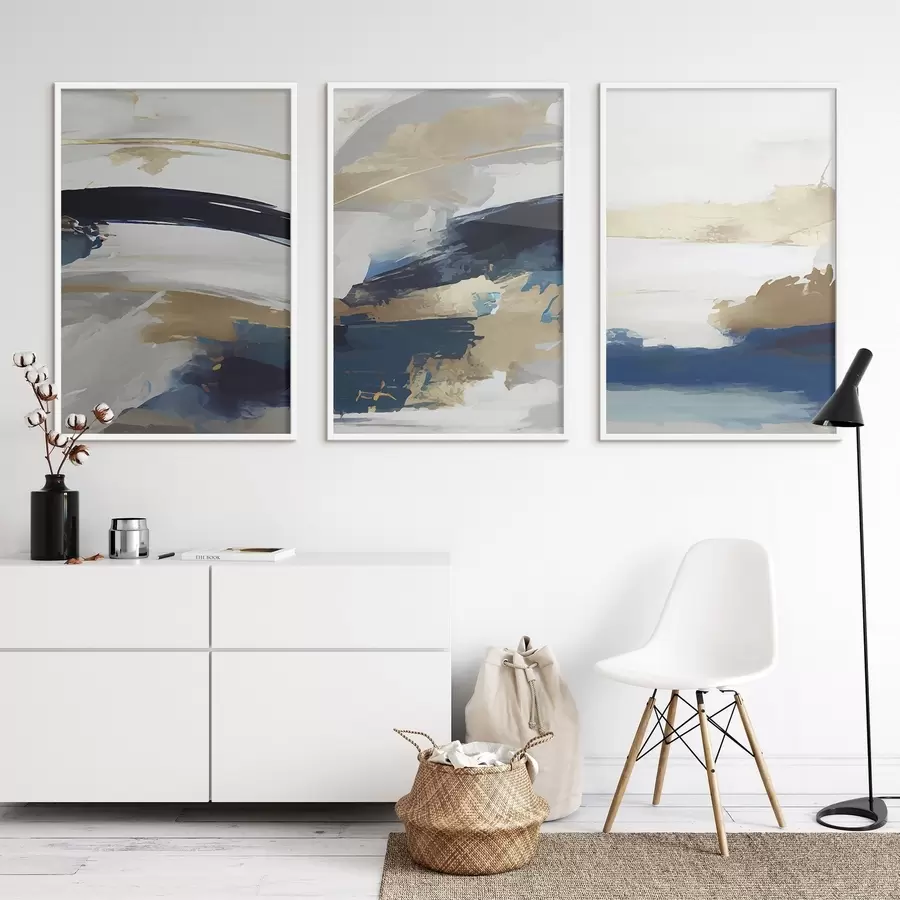 Papier peint Vagues abstraites d'une sérénité apaisante d00269